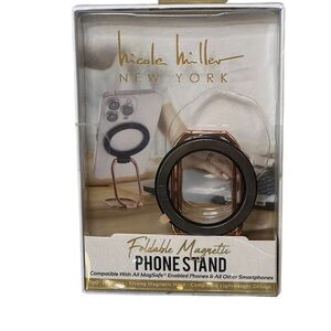 NIB Nicole Miller Foldable Magnetic Phone Stand.